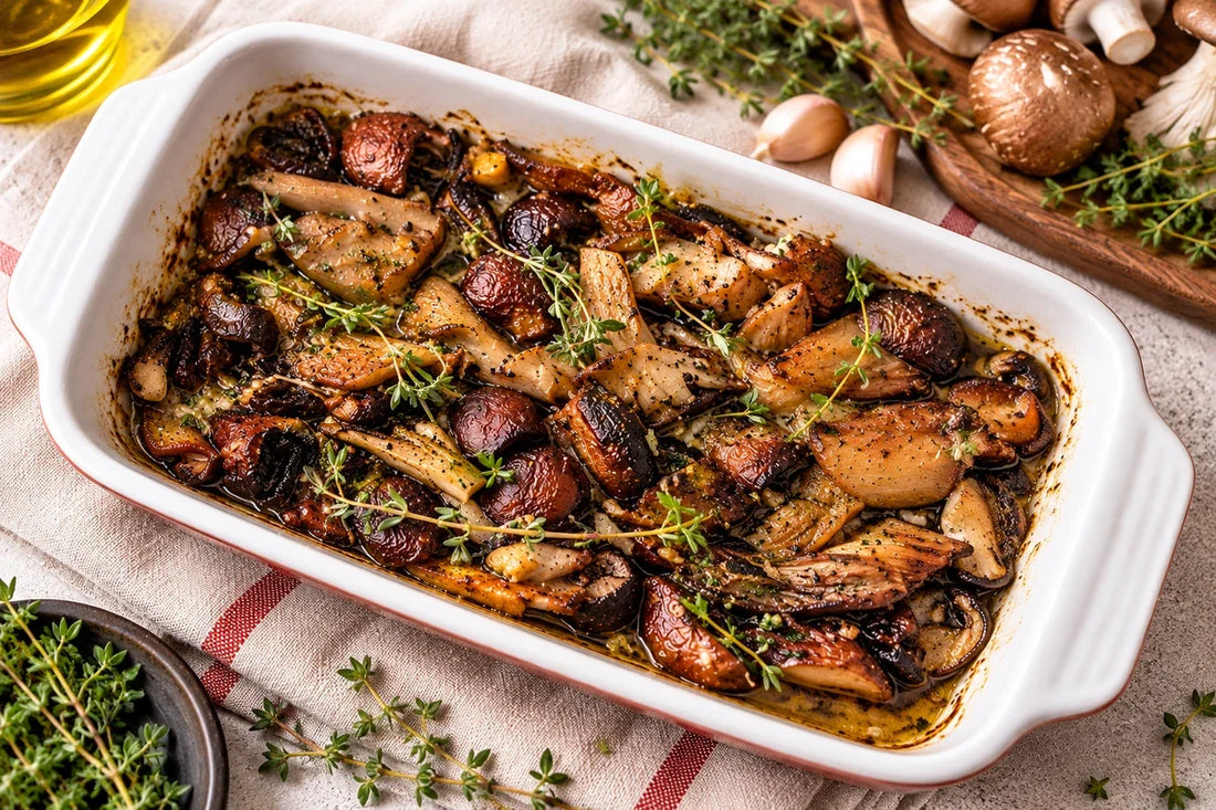 Garlic Herb Butter Roasted Mushrooms: The Perfect Gourmet Side Dish