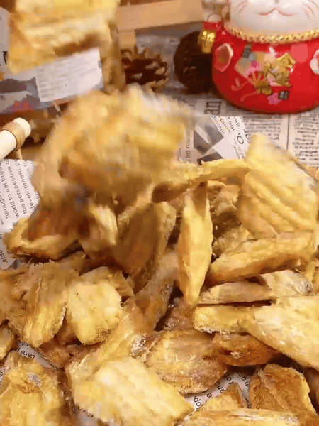 Crispy Fried Ribbonfish with Seafood Flavor