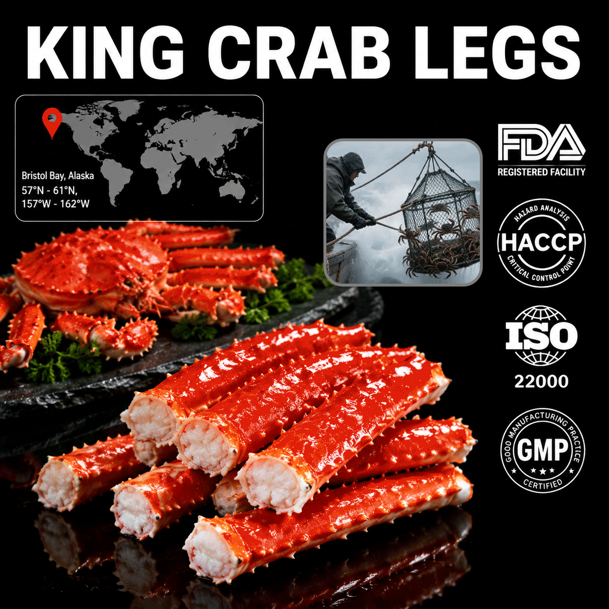 🦀Alaskan Red King Crab Legs