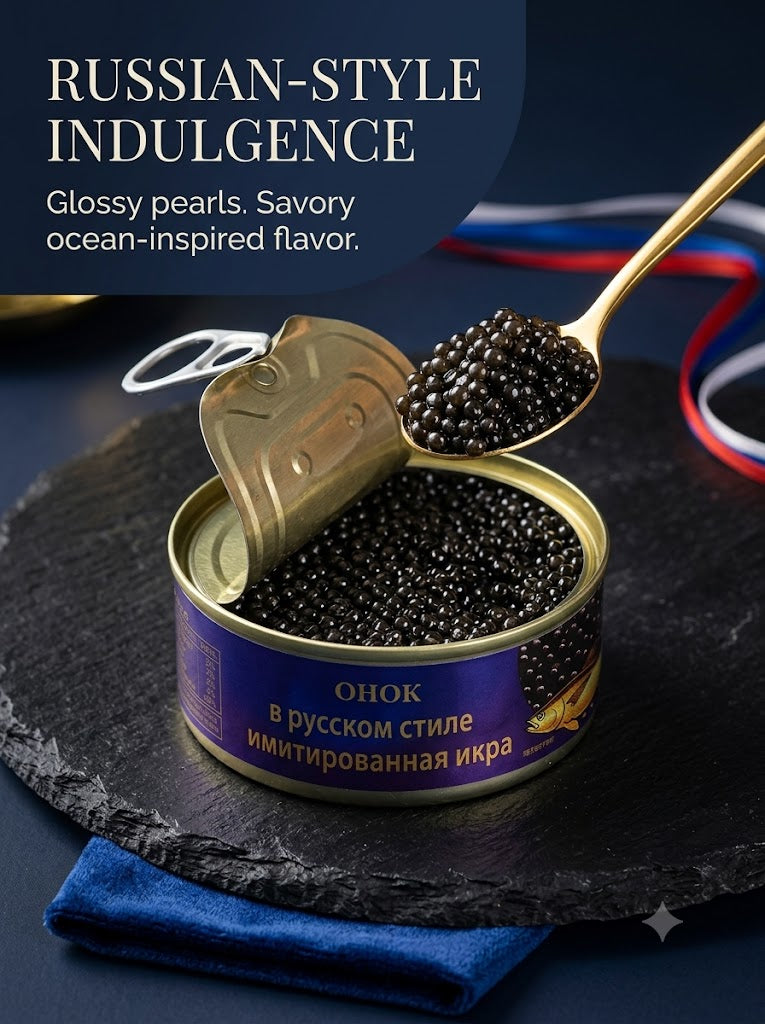 ✨🐟🍽️Russian Royal Black Caviar Canned