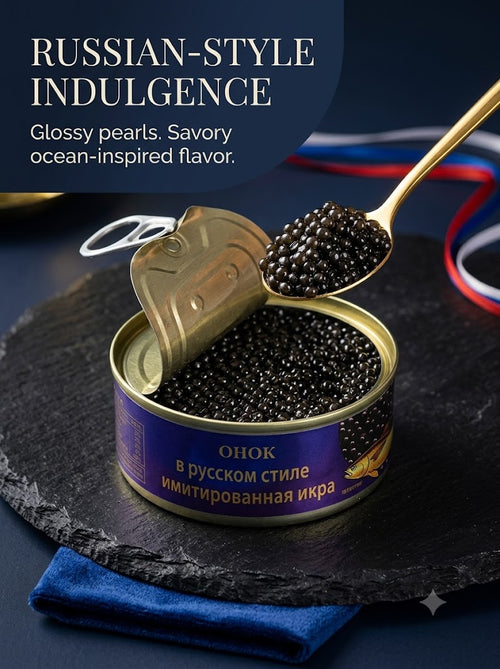 ✨🐟🍽️Russian Royal Black Caviar Canned
