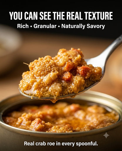 🦀Irish Brown Crab Roe Paste Canned, Rich Crab Butter