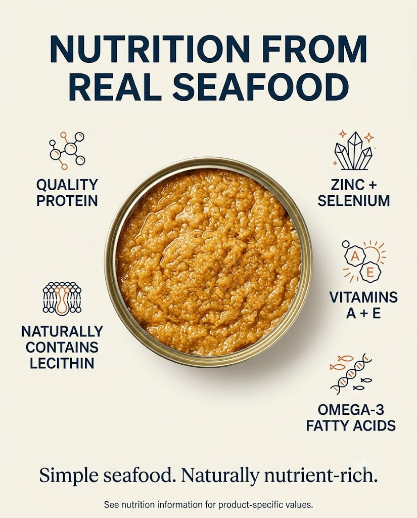 🦀Irish Brown Crab Roe Paste Canned, Rich Crab Butter