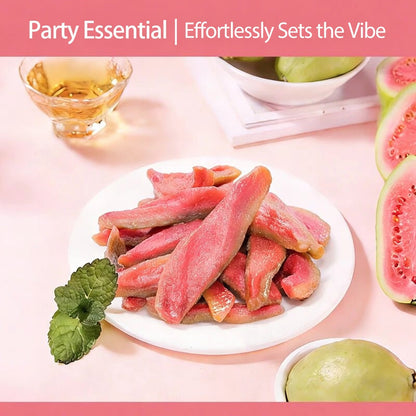 ✅🚩Say goodbye to high-calorie guilt! 🌿🏥Satisfy your cravings with ourfiber-rich Red Guava slices