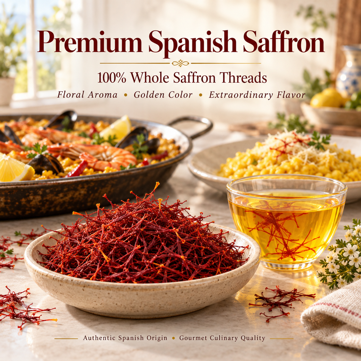 Premium Spanish Saffron Threads