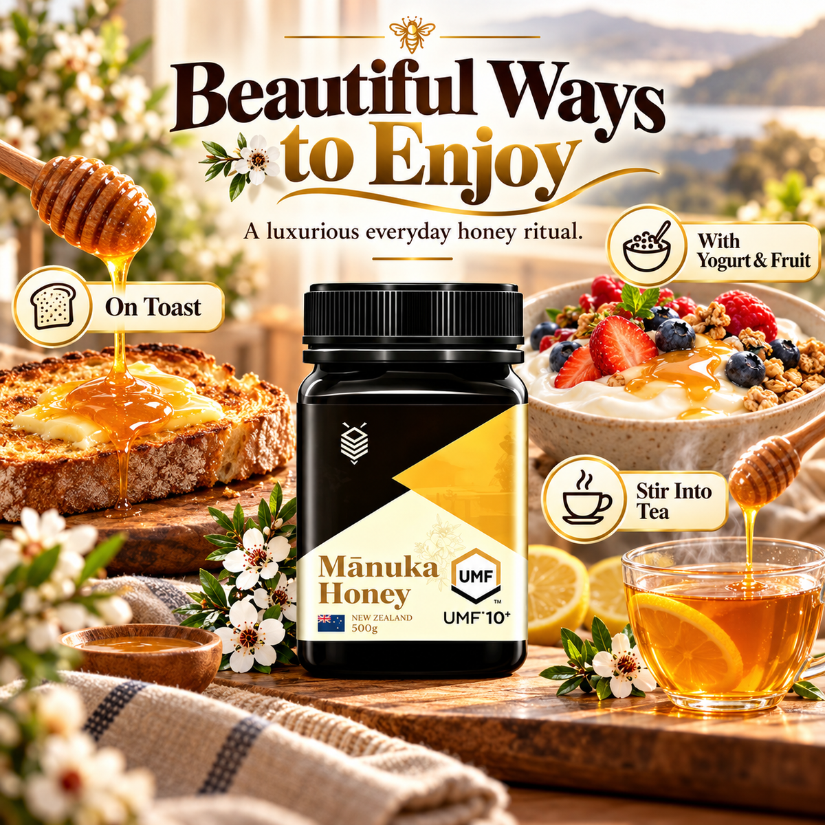 New Zealand Mānuka Honey UMF™ 10+