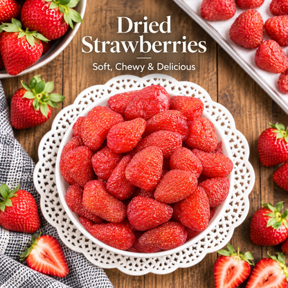 🍓Dried Strawberries – Deliciously Sweet with Real Antioxidant Power