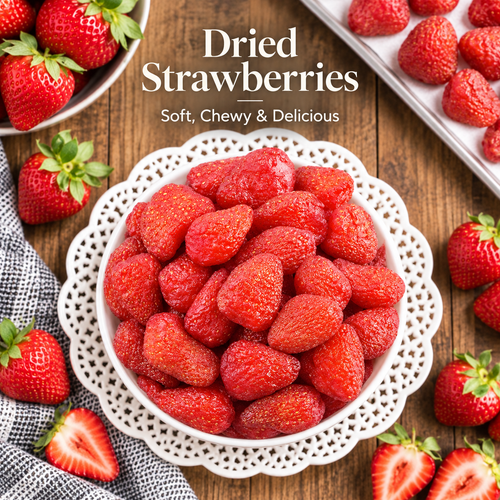🍓Dried Strawberries – Deliciously Sweet with Real Antioxidant Power