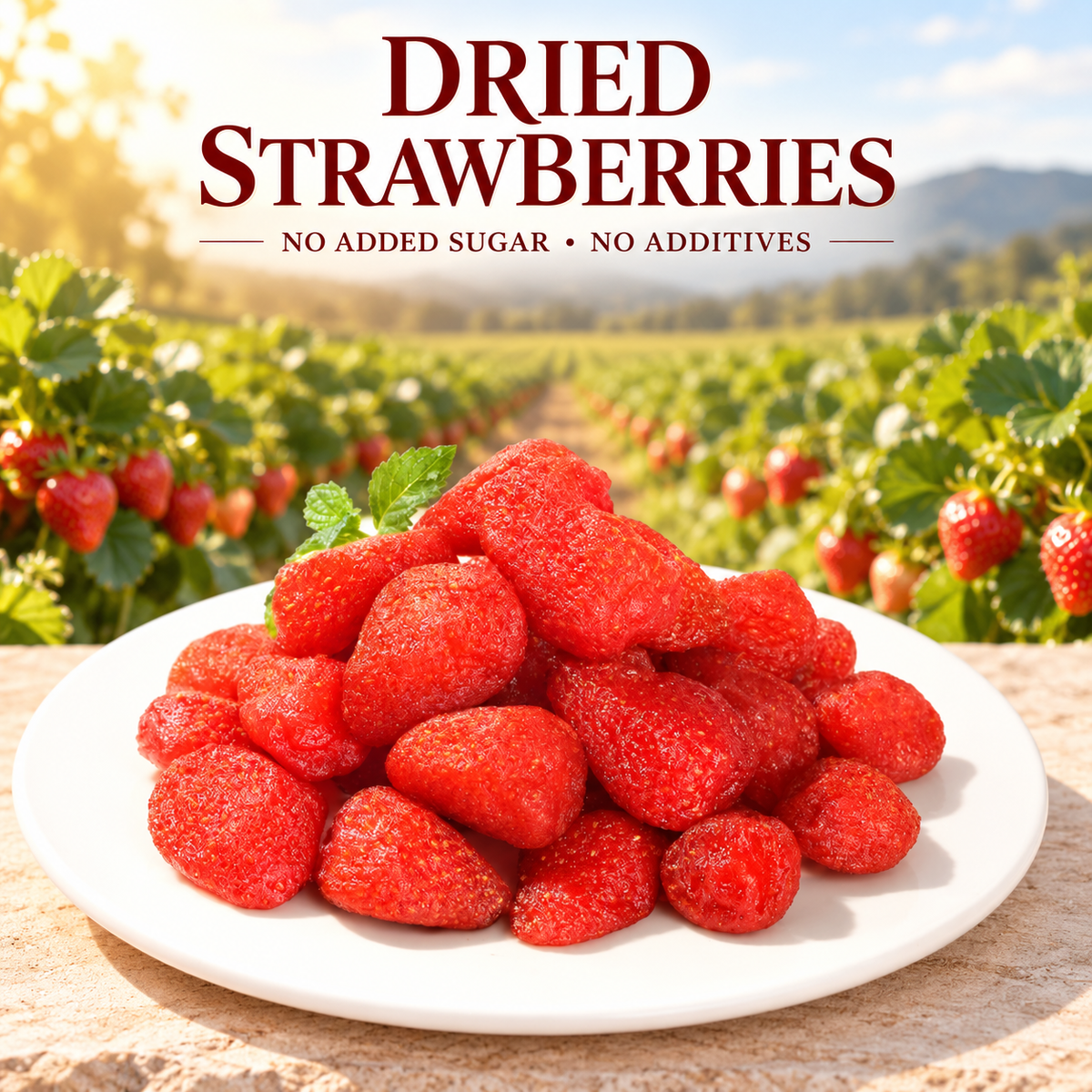🍓Dried Strawberries – Deliciously Sweet with Real Antioxidant Power