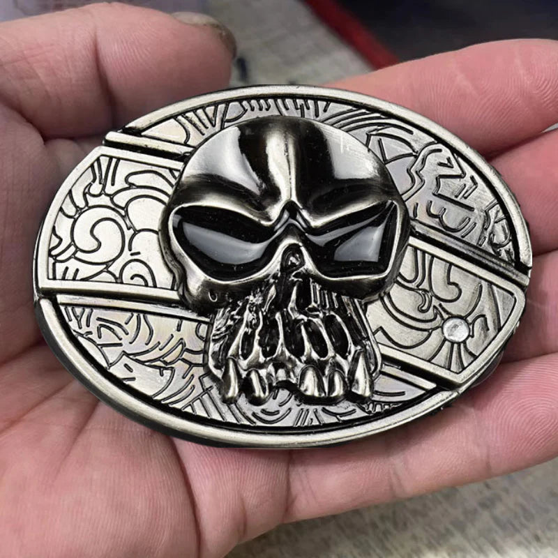 50% OFF 🔥 Punk Fashion Genuine Leather Belt – Knife Buckle Design