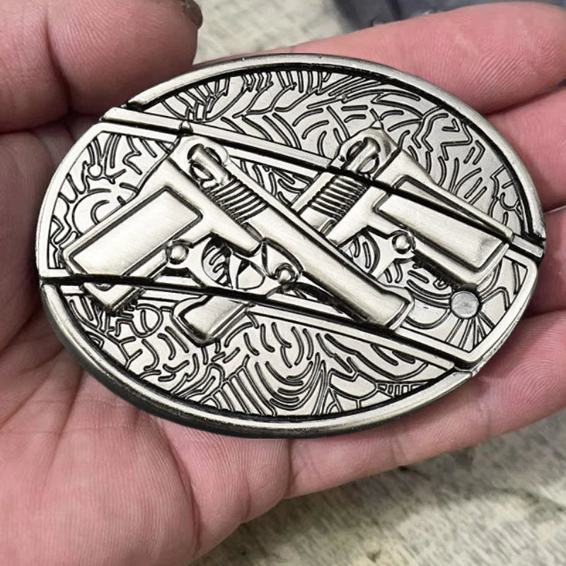 50% OFF 🔥 Punk Fashion Genuine Leather Belt – Knife Buckle Design