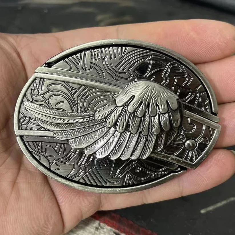 50% OFF 🔥 Punk Fashion Genuine Leather Belt – Knife Buckle Design