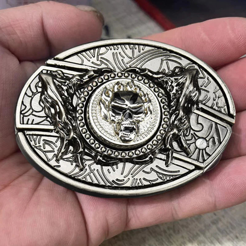 50% OFF 🔥 Punk Fashion Genuine Leather Belt – Knife Buckle Design