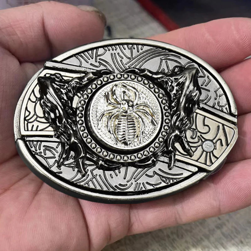 50% OFF 🔥 Punk Fashion Genuine Leather Belt – Knife Buckle Design