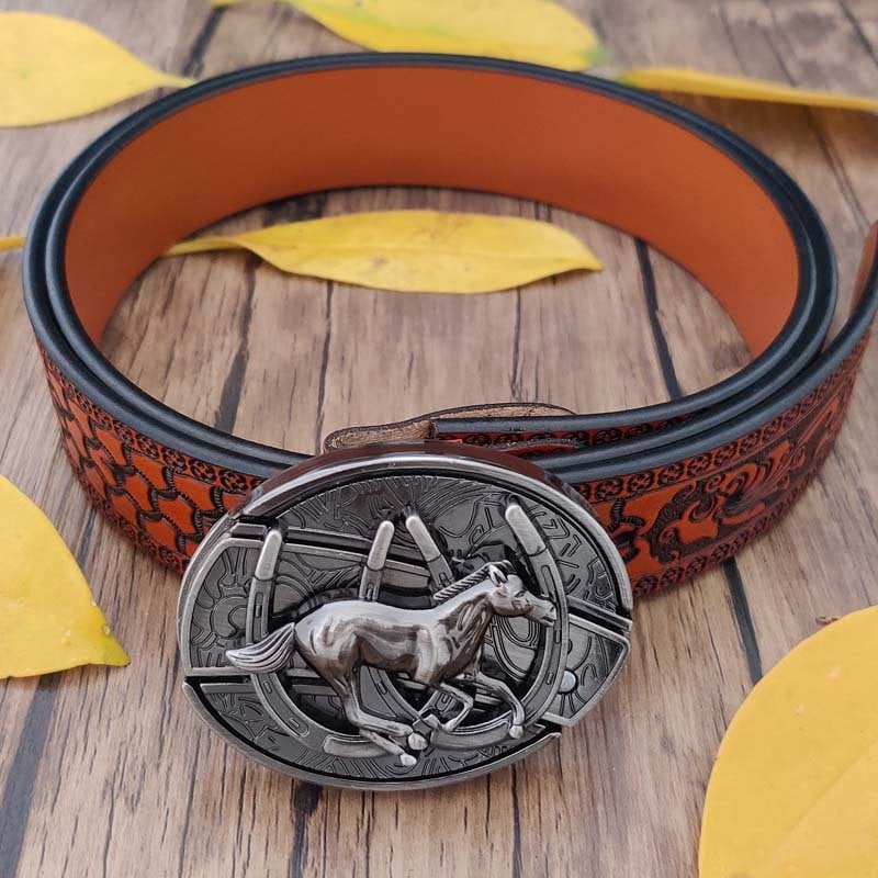 50% OFF 🔥 Punk Fashion Genuine Leather Belt – Knife Buckle Design