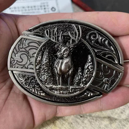 50% OFF 🔥 Punk Fashion Genuine Leather Belt – Knife Buckle Design