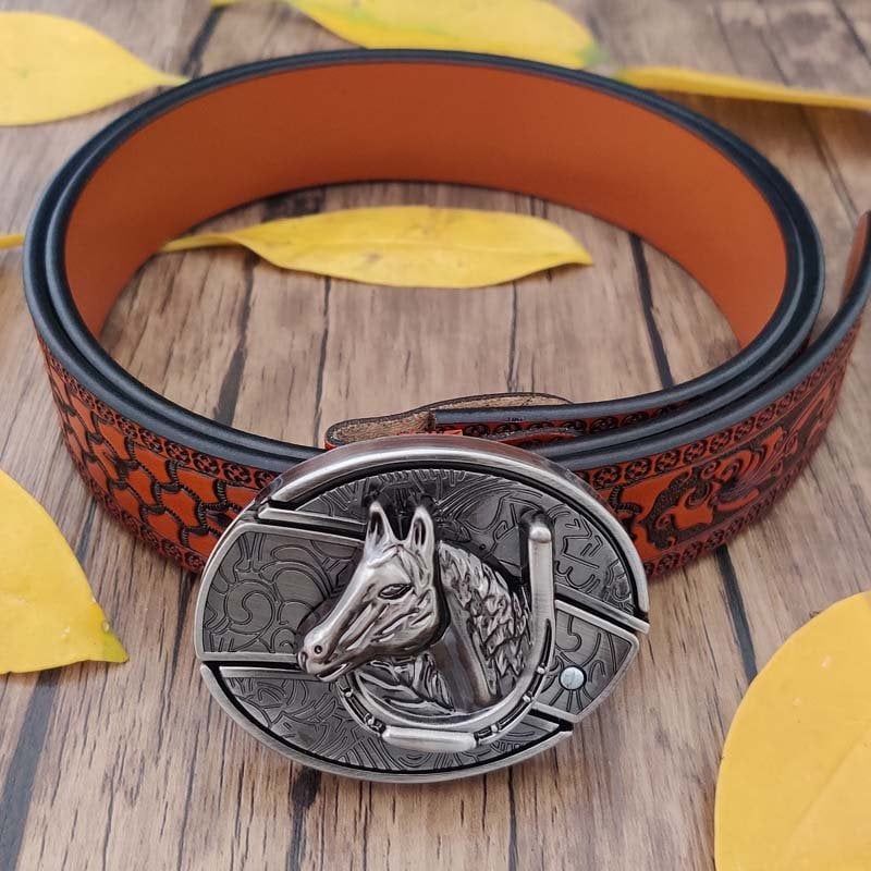 50% OFF 🔥 Punk Fashion Genuine Leather Belt – Knife Buckle Design