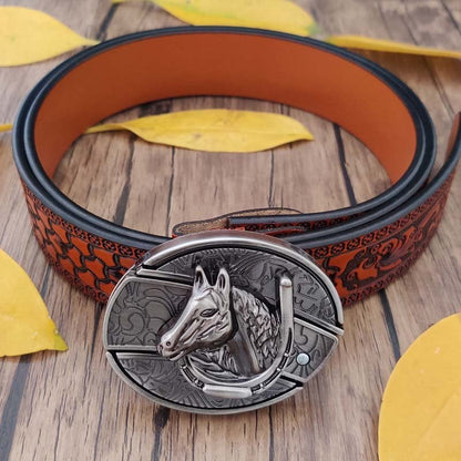 50% OFF 🔥 Punk Fashion Genuine Leather Belt – Knife Buckle Design