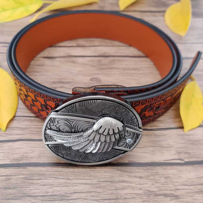50% OFF 🔥 Punk Fashion Genuine Leather Belt – Knife Buckle Design
