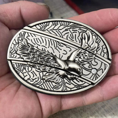 50% OFF 🔥 Punk Fashion Genuine Leather Belt – Knife Buckle Design