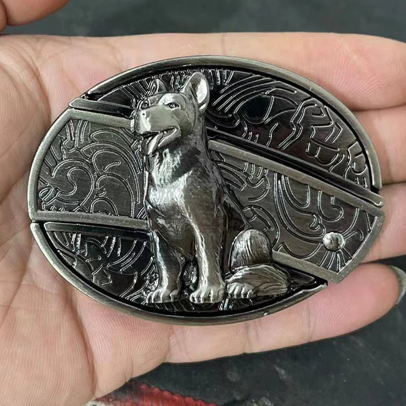 50% OFF 🔥 Punk Fashion Genuine Leather Belt – Knife Buckle Design