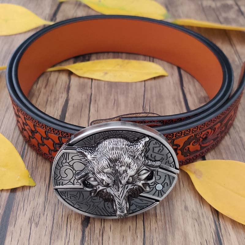 50% OFF 🔥 Punk Fashion Genuine Leather Belt – Knife Buckle Design