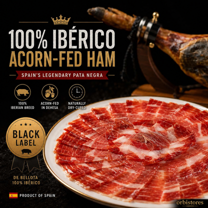 100% Ibérico Bellota Ham – Premium Acorn-Fed Pata Negra from Spain-$LX
