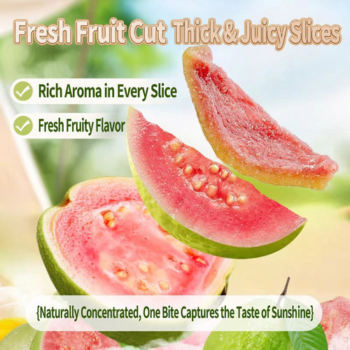 ✅🚩Say goodbye to high-calorie guilt! 🌿🏥Satisfy your cravings with ourfiber-rich Red Guava slices